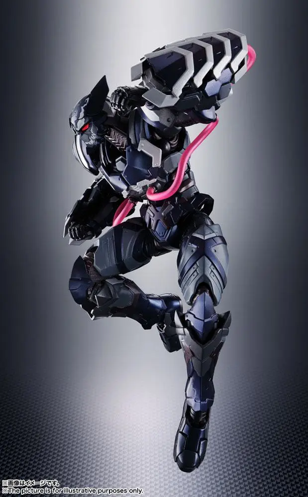 Tech-On Avengers S.H. Figuarts Actionfigur Venom Symbiote Wolverine 16 cm termékfotó