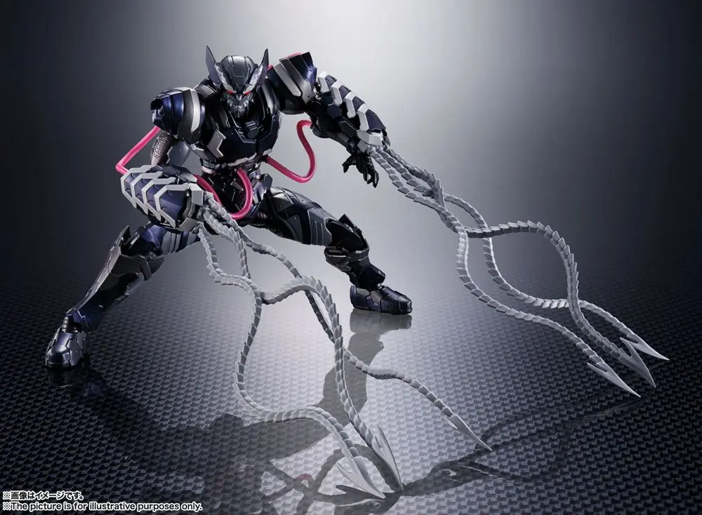 Tech-On Avengers S.H. Figuarts Actionfigur Venom Symbiote Wolverine 16 cm termékfotó