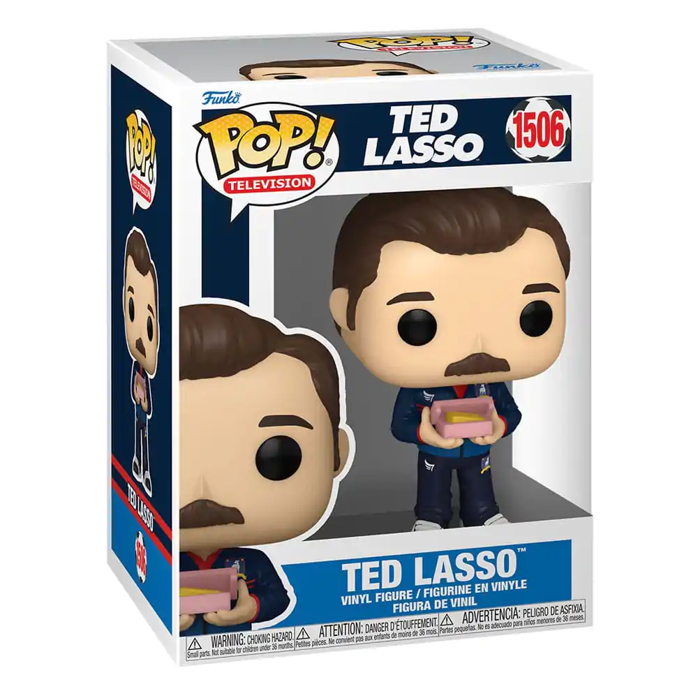 Ted Lasso POP! TV Vinyl Figur Ted w/biscuits 9 cm termékfotó