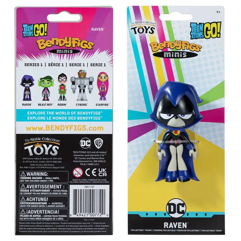 Teen Titans Go! Bendyfigs Bendable Figur Raven 9 cm Produktfoto