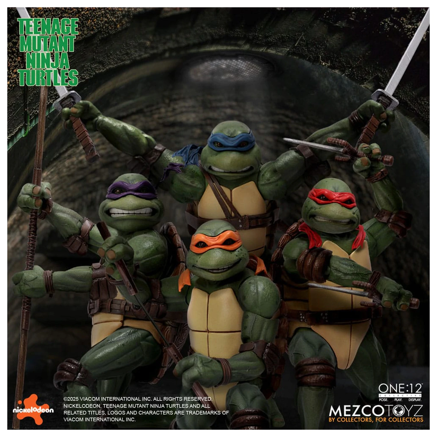 Teenage Mutant Ninja Turtles Figuren Box Set 1/12 Teenage Mutant Ninja Turtles (1990 Movie) 15 cm Produktfoto