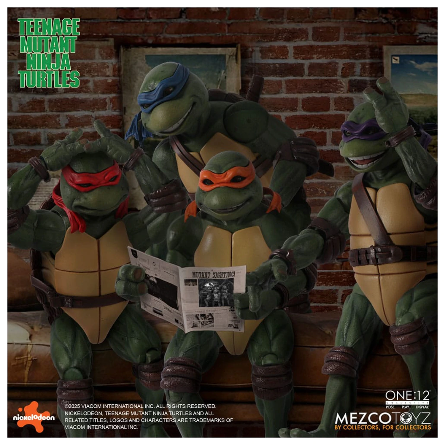 Teenage Mutant Ninja Turtles Figuren Box Set 1/12 Teenage Mutant Ninja Turtles (1990 Movie) 15 cm Produktfoto