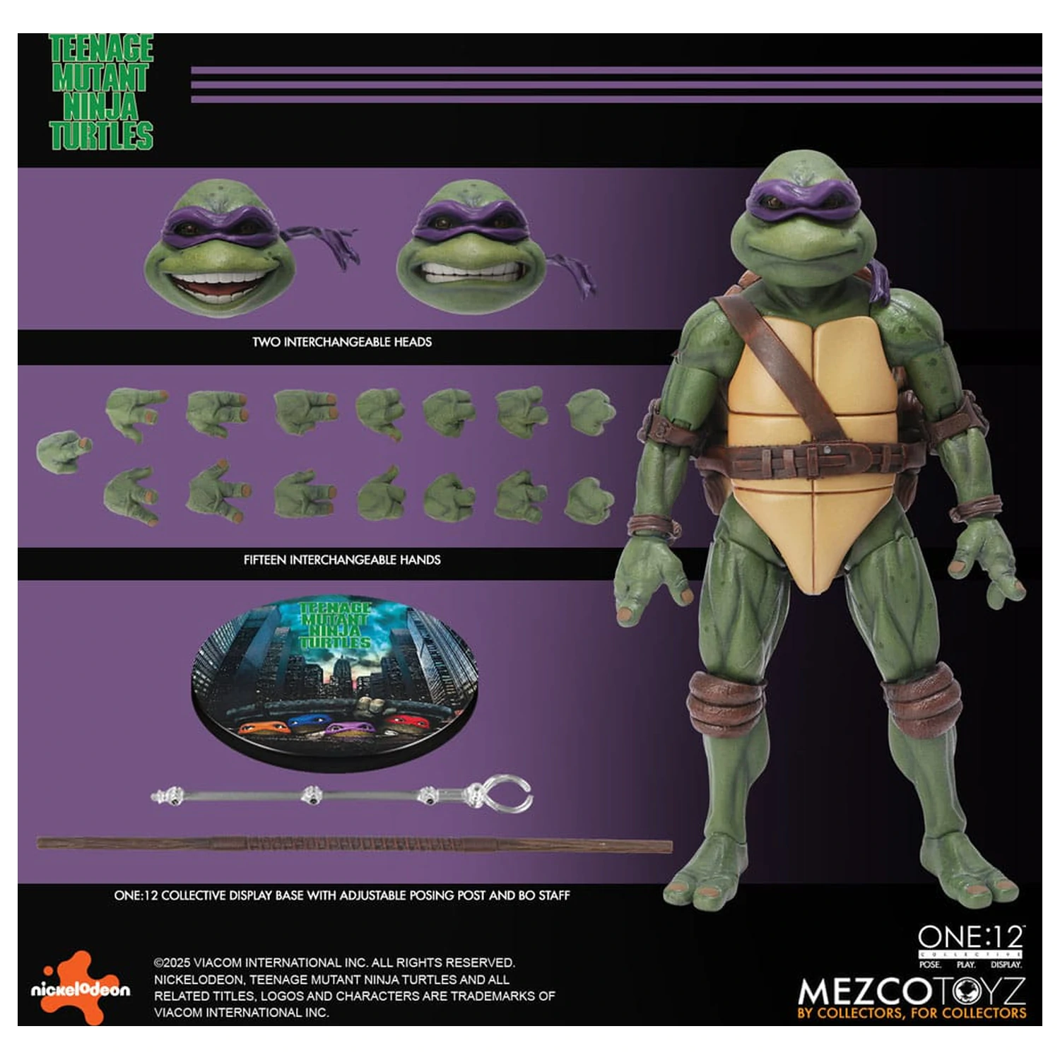 Teenage Mutant Ninja Turtles Figuren Box Set 1/12 Teenage Mutant Ninja Turtles (1990 Movie) 15 cm Produktfoto