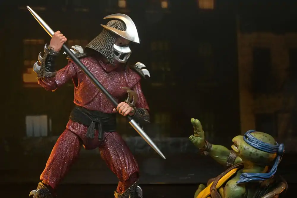 Teenage Mutant Ninja Turtles (1990 Movie) Actionfigur Roof Top Battle Shredder vs Leo 18 cm Produktfoto