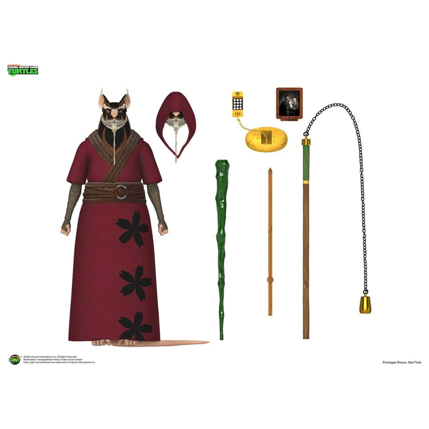 Teenage Mutant Ninja Turtles (2012) Action-Figur Ultimate Splinter 18 cm Produktfoto
