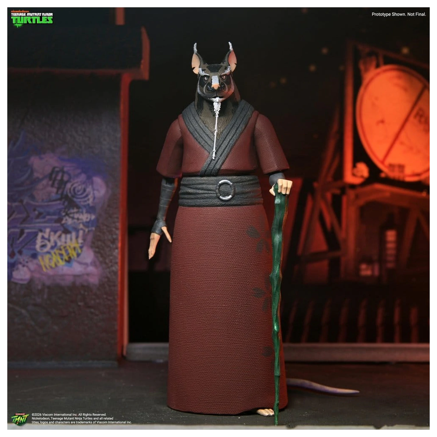 Teenage Mutant Ninja Turtles (2012) Action-Figur Ultimate Splinter 18 cm Produktfoto