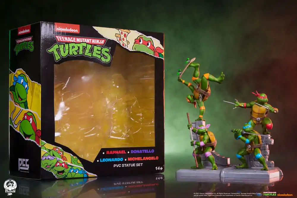 Teenage Mutant Ninja Turtles PVC Statue 4-er Pack  Produktfoto