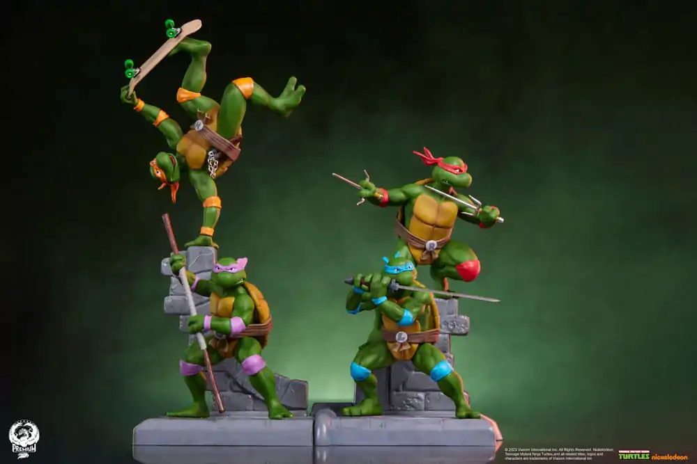 Teenage Mutant Ninja Turtles PVC Statue 4-er Pack  Produktfoto