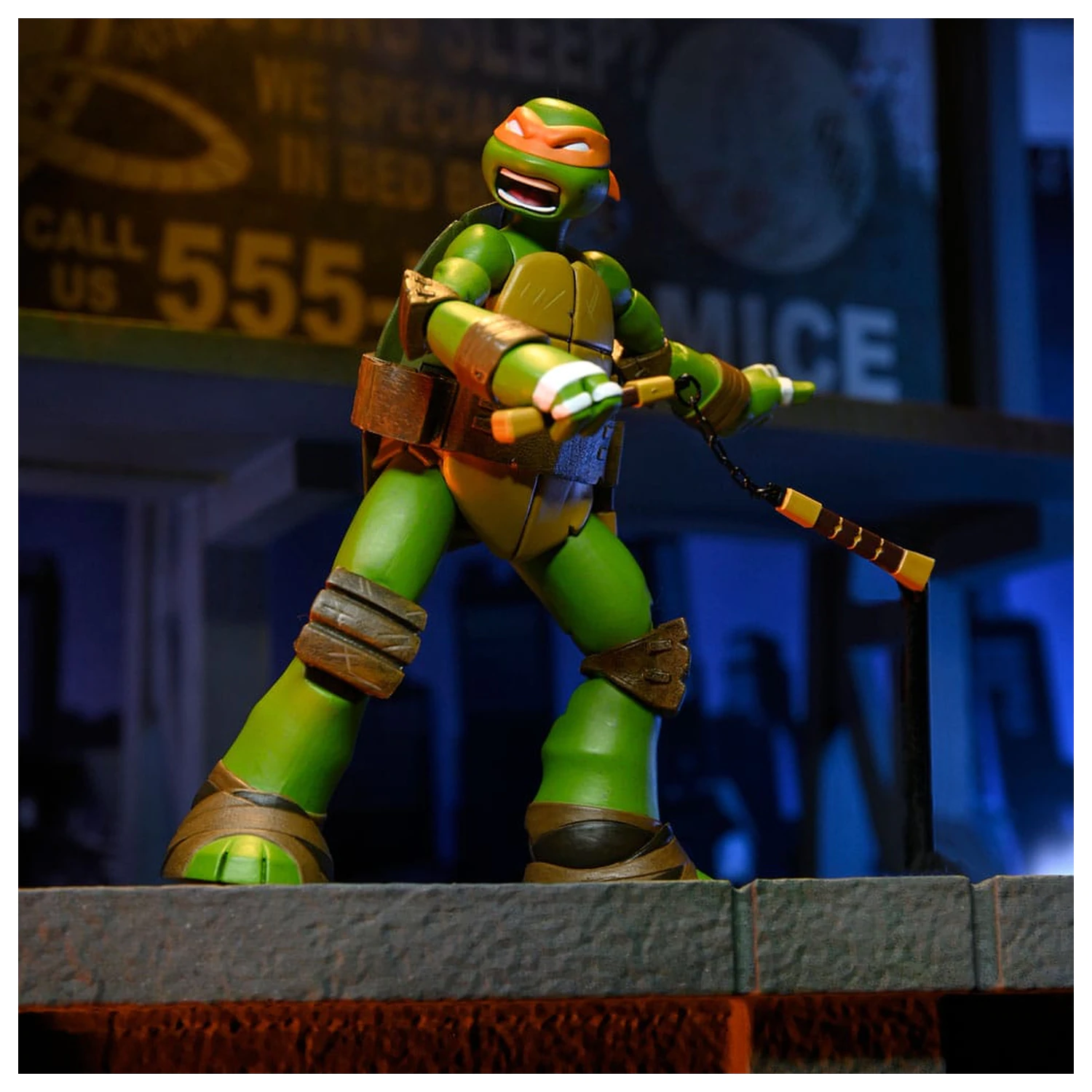 Teenage Mutant Ninja Turtles Action-Figur Ultimate Michelangelo 18 cm Produktfoto