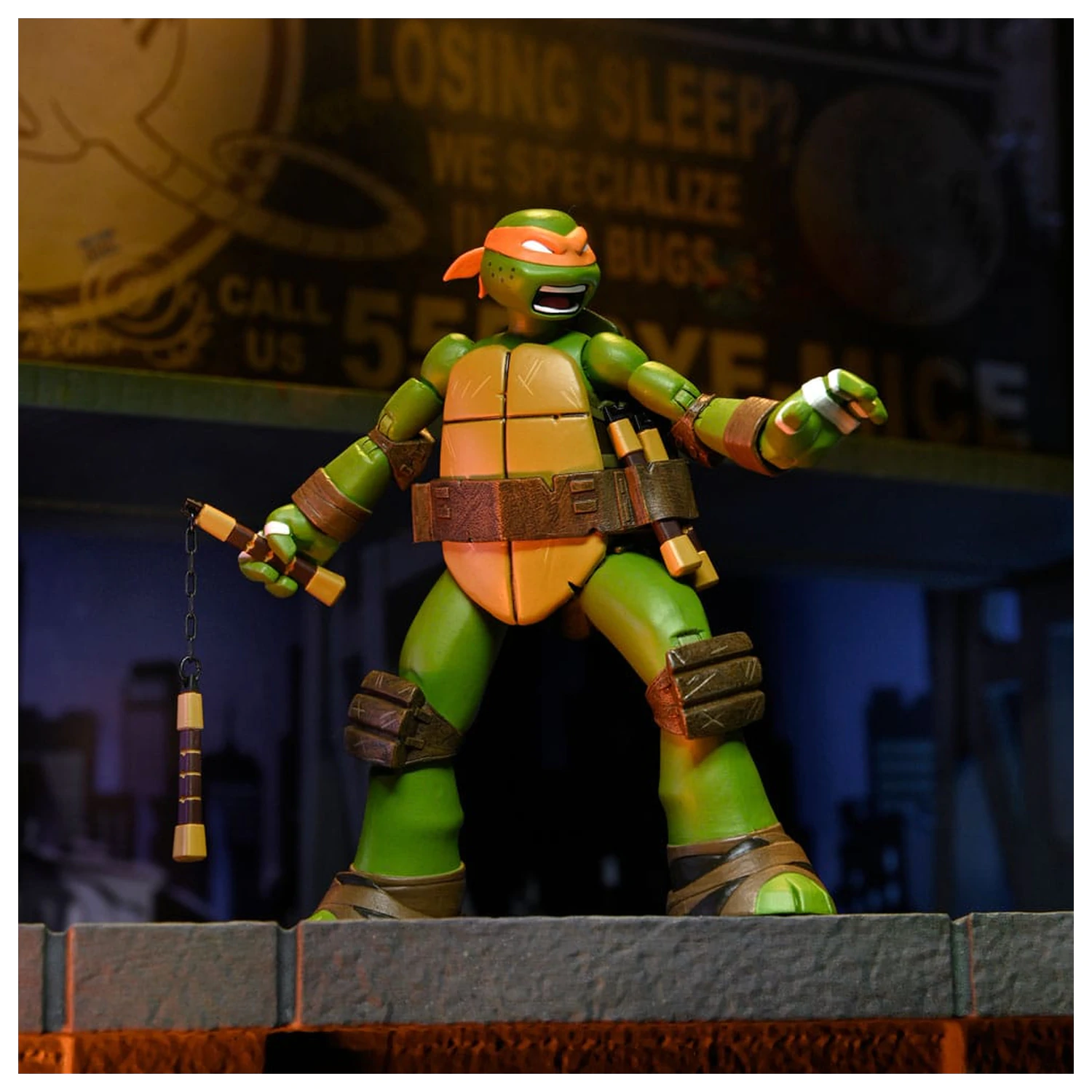 Teenage Mutant Ninja Turtles Action-Figur Ultimate Michelangelo 18 cm Produktfoto