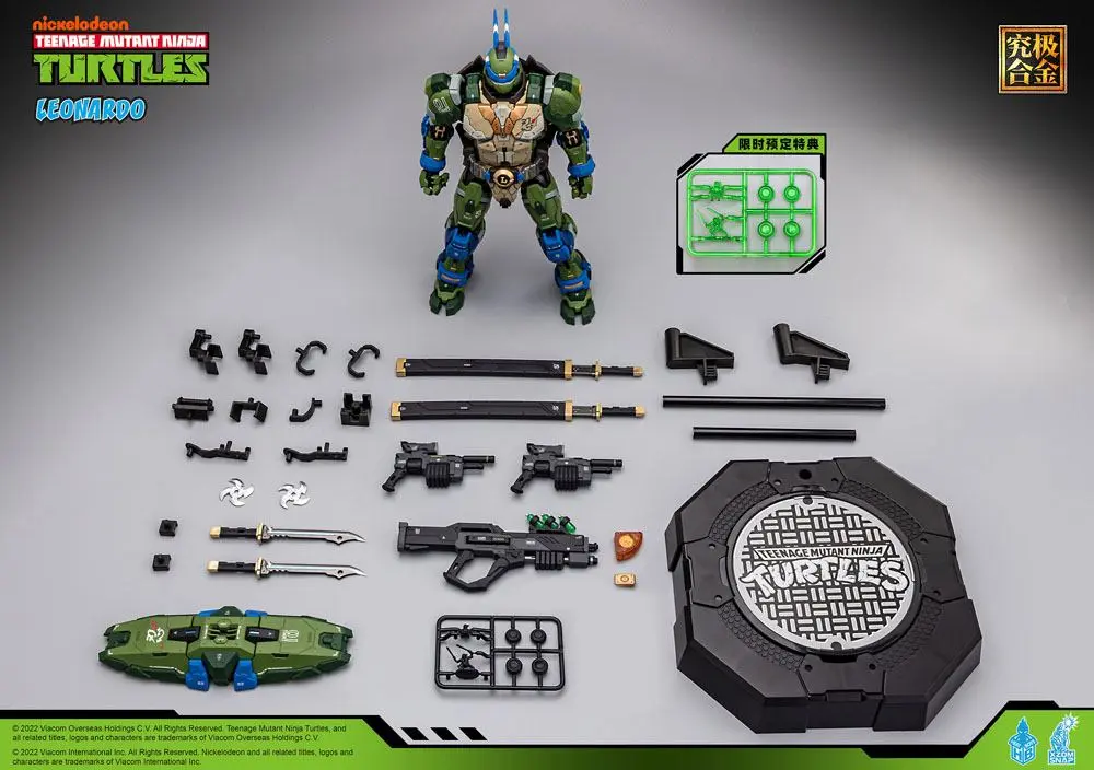 Teenage Mutant Ninja Turtles Alloy Actionfigur HB0012 Leonardo 23 cm Produktfoto