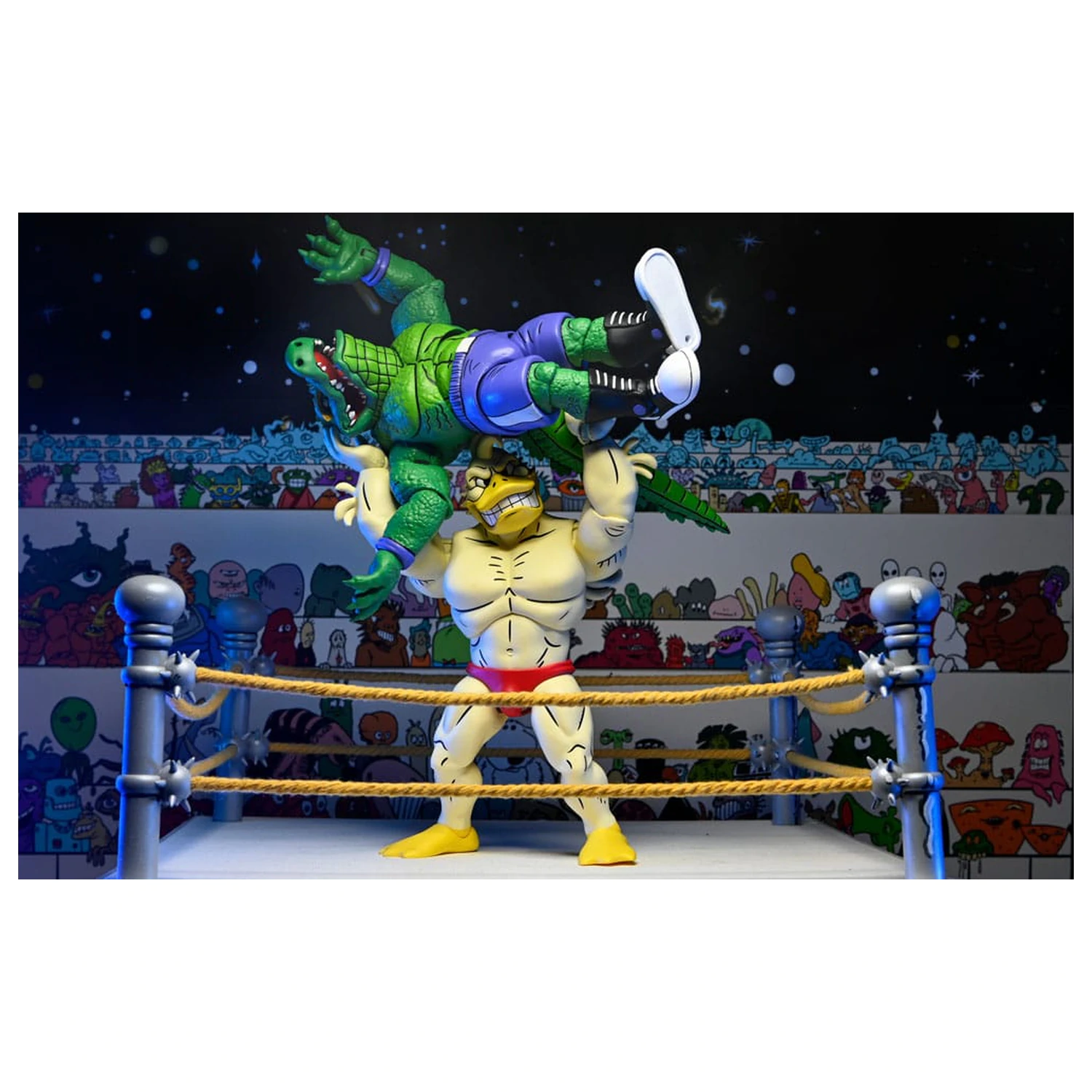 Teenage Mutant Ninja Turtles (Archie Comics) Action-Figur Stump Wrestling Ace Duck 18 cm Produktfoto