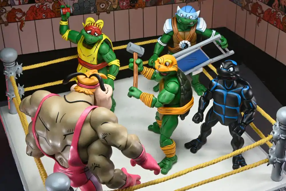 Teenage Mutant Ninja Turtles (Archie Comics) Actionfiguren 4er-Pack Stump Wrestling Turtles 18 cm termékfotó