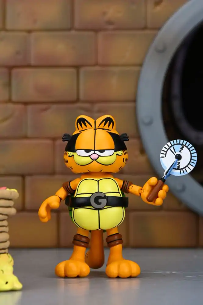 Teenage Mutant Ninja Turtles (Archie Comics) x Garfield Action-Figuren 2er-Pack Ultimate Garfello & Odie 10 cm Produktfoto