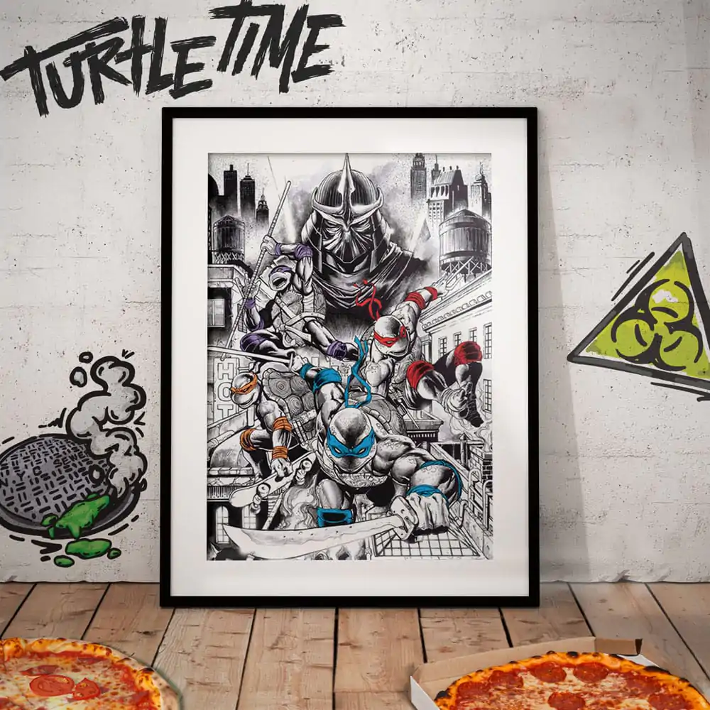 Teenage Mutant Ninja Turtles Kunstdruck 40th Anniversary Limited Edition 42 x 30 cm termékfotó