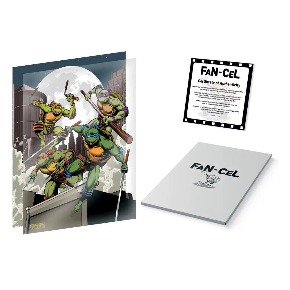 Teenage Mutant Ninja Turtles Kunstdruck Limited Edition Fan-Cel 36 x 28 cm Produktfoto