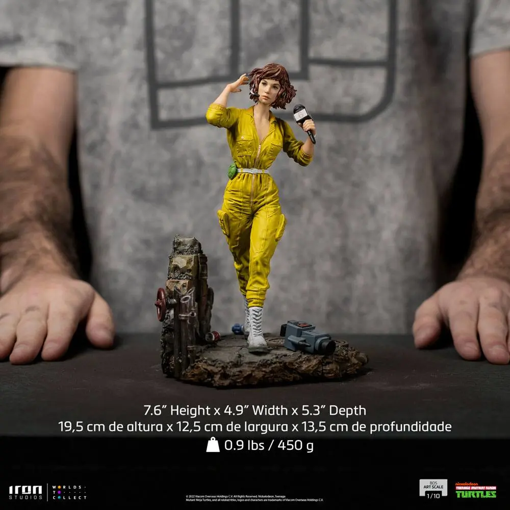 Teenage Mutant Ninja Turtles Art Scale Statue 1/10 April O'Neal 19 cm Produktfoto