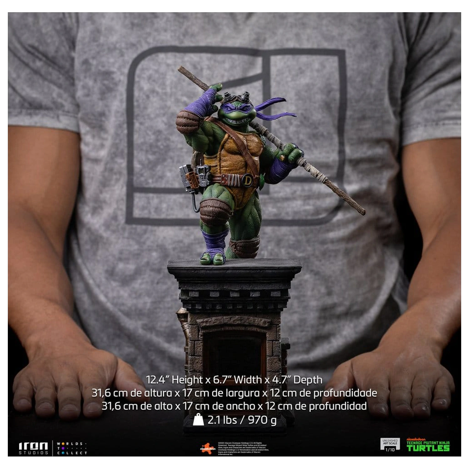 Teenage Mutant Ninja Turtles Art Scale Statue 1/10 Donatello Unleashed 32 cm Produktfoto