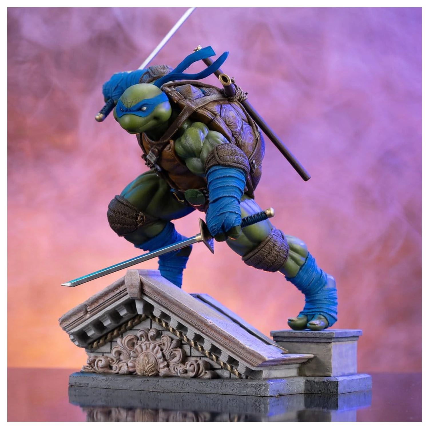 Teenage Mutant Ninja Turtles Art Scale Statue 1/10 Leonardo Unleashed 22 cm Produktfoto