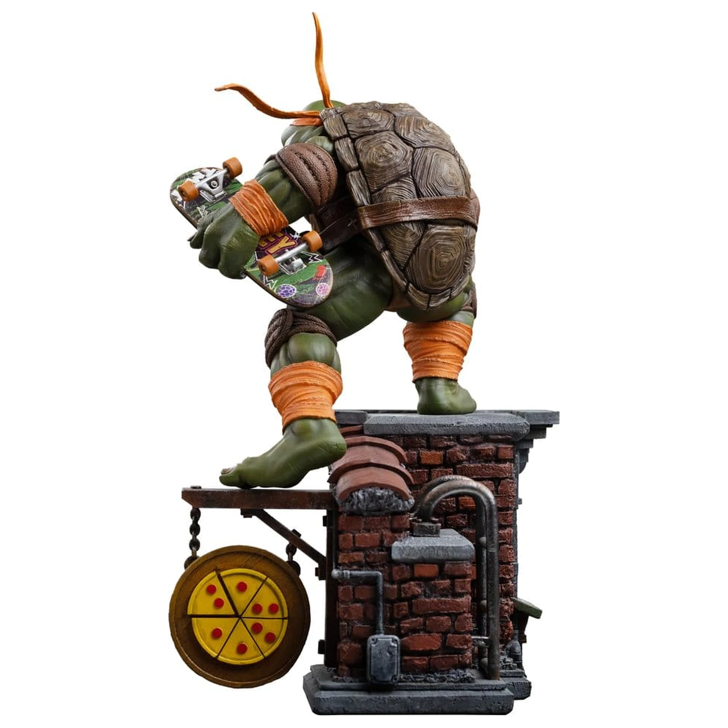 Teenage Mutant Ninja Turtles Art Scale Statue 1/10 Michelangelo Unleashed 24 Zentimeter Produktfoto
