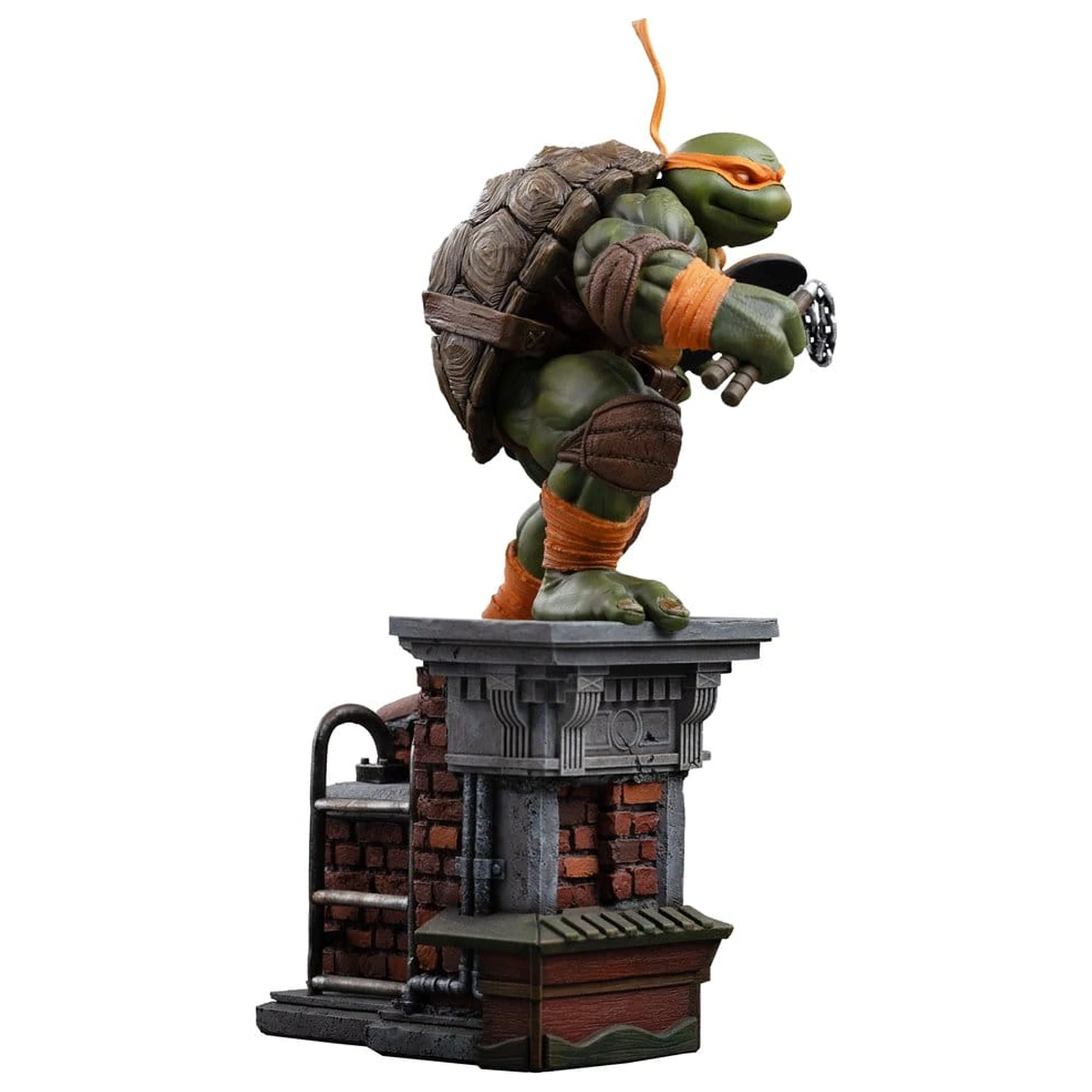 Teenage Mutant Ninja Turtles Art Scale Statue 1/10 Michelangelo Unleashed 24 Zentimeter Produktfoto