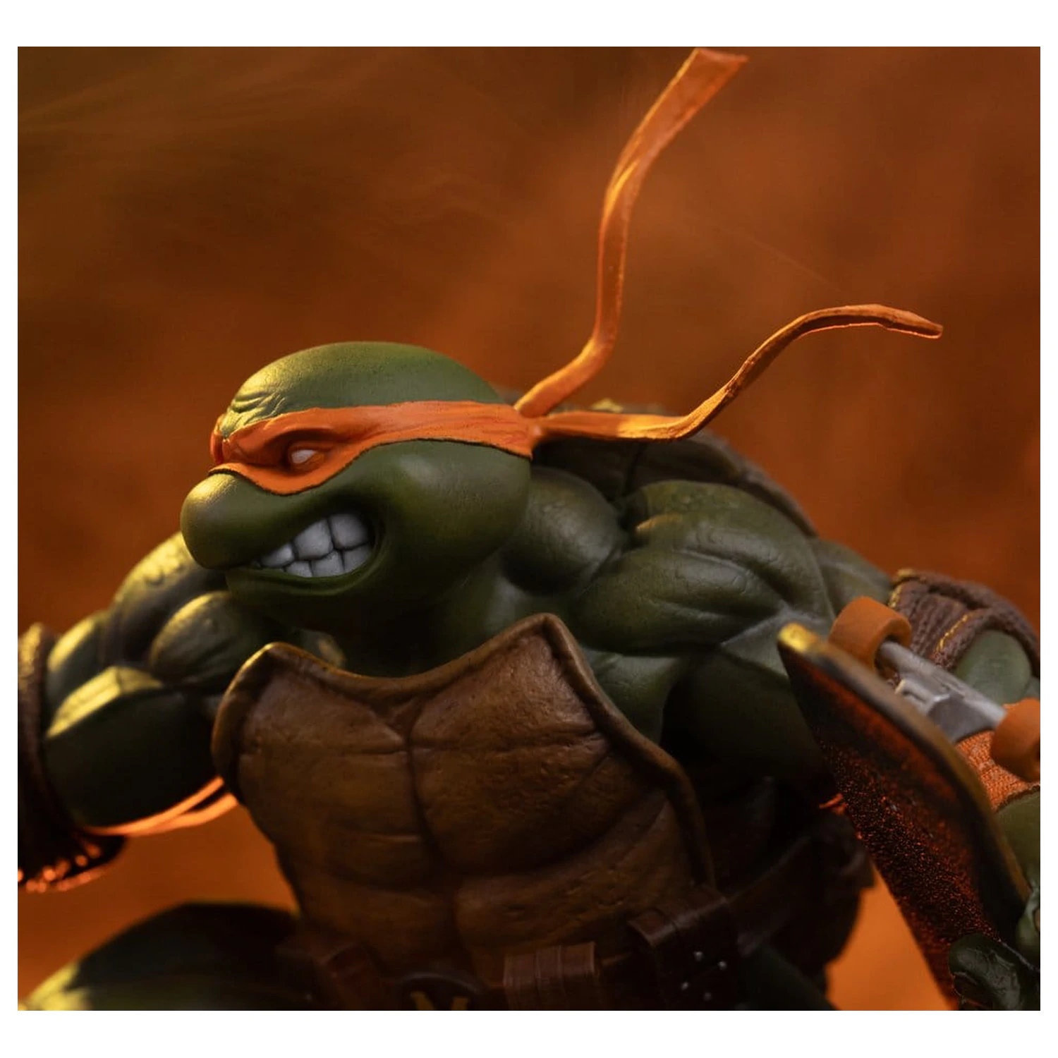 Teenage Mutant Ninja Turtles Art Scale Statue 1/10 Michelangelo Unleashed 24 Zentimeter Produktfoto