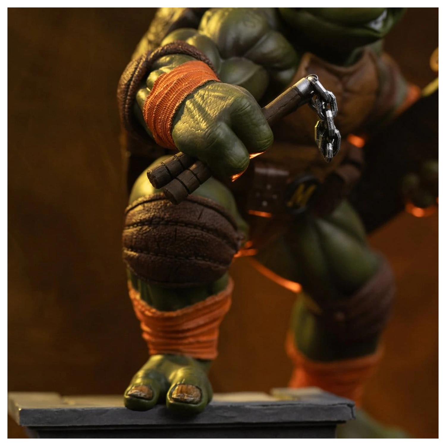 Teenage Mutant Ninja Turtles Art Scale Statue 1/10 Michelangelo Unleashed 24 Zentimeter Produktfoto