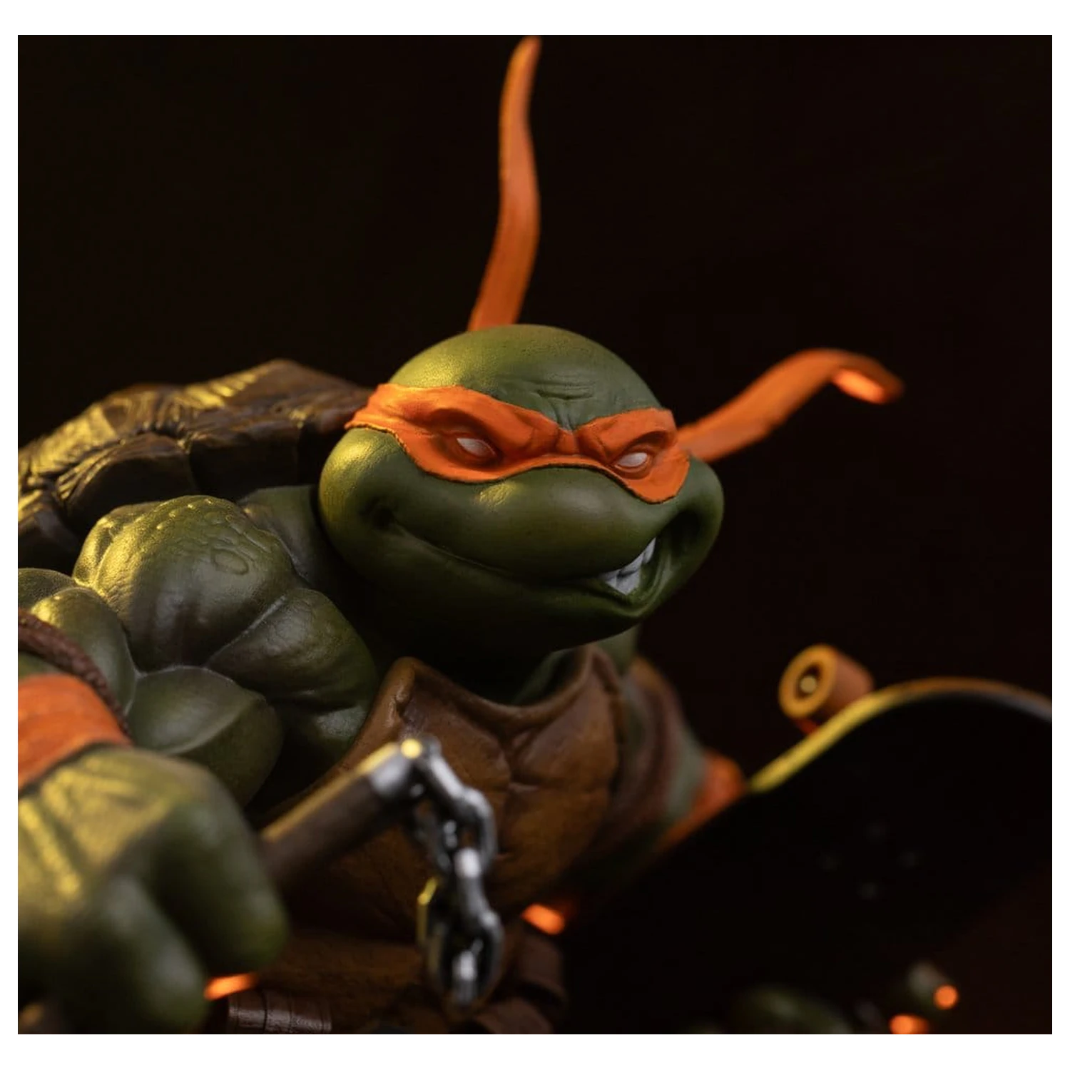 Teenage Mutant Ninja Turtles Art Scale Statue 1/10 Michelangelo Unleashed 24 Zentimeter Produktfoto