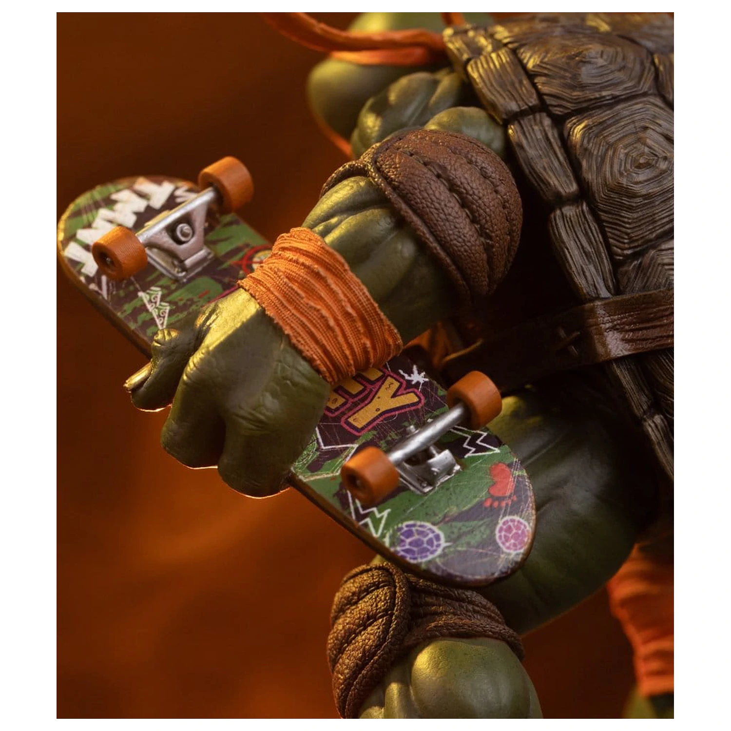 Teenage Mutant Ninja Turtles Art Scale Statue 1/10 Michelangelo Unleashed 24 Zentimeter Produktfoto