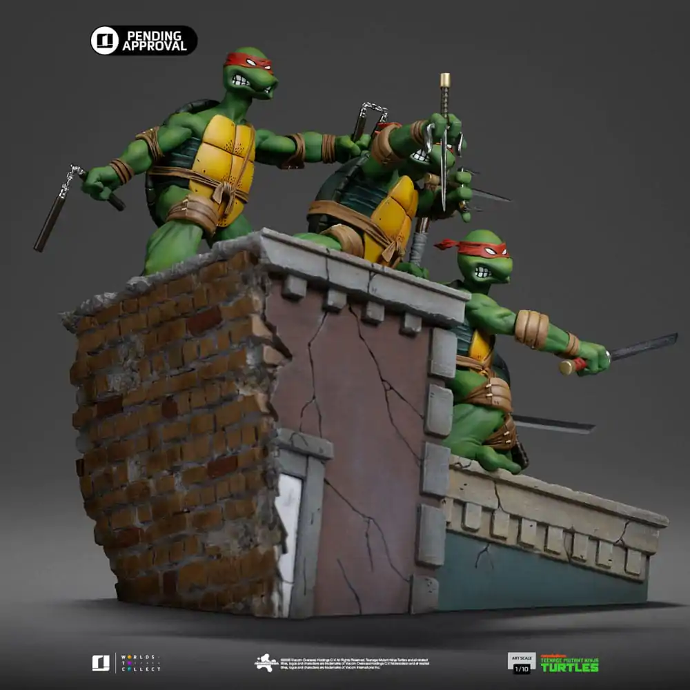 Teenage Mutant Ninja Turtles Art Scale Statue 1/10 Teenage Mutant Ninja Turtles Kevin Eastman Version 24 cm Produktfoto