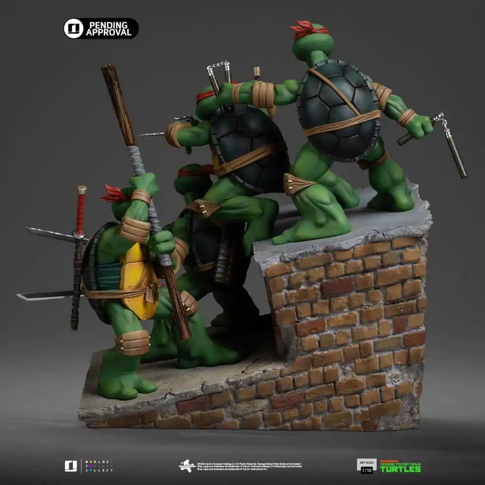 Teenage Mutant Ninja Turtles Art Scale Statue 1/10 Teenage Mutant Ninja Turtles Kevin Eastman Version 24 cm Produktfoto