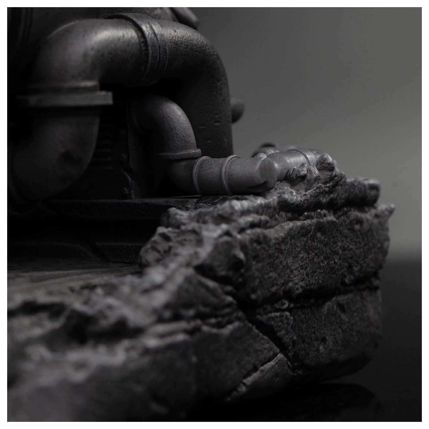 Teenage Mutant Ninja Turtles Art Scale Statue im Maßstab 1/10 Leonardo Black and White Variant 26 cm Produktfoto