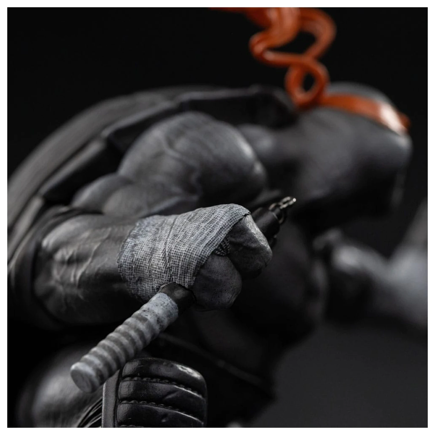 Teenage Mutant Ninja Turtles Art Scale Statue 1/10 Michelangelo Black and White Variant 26 cm Produktfoto