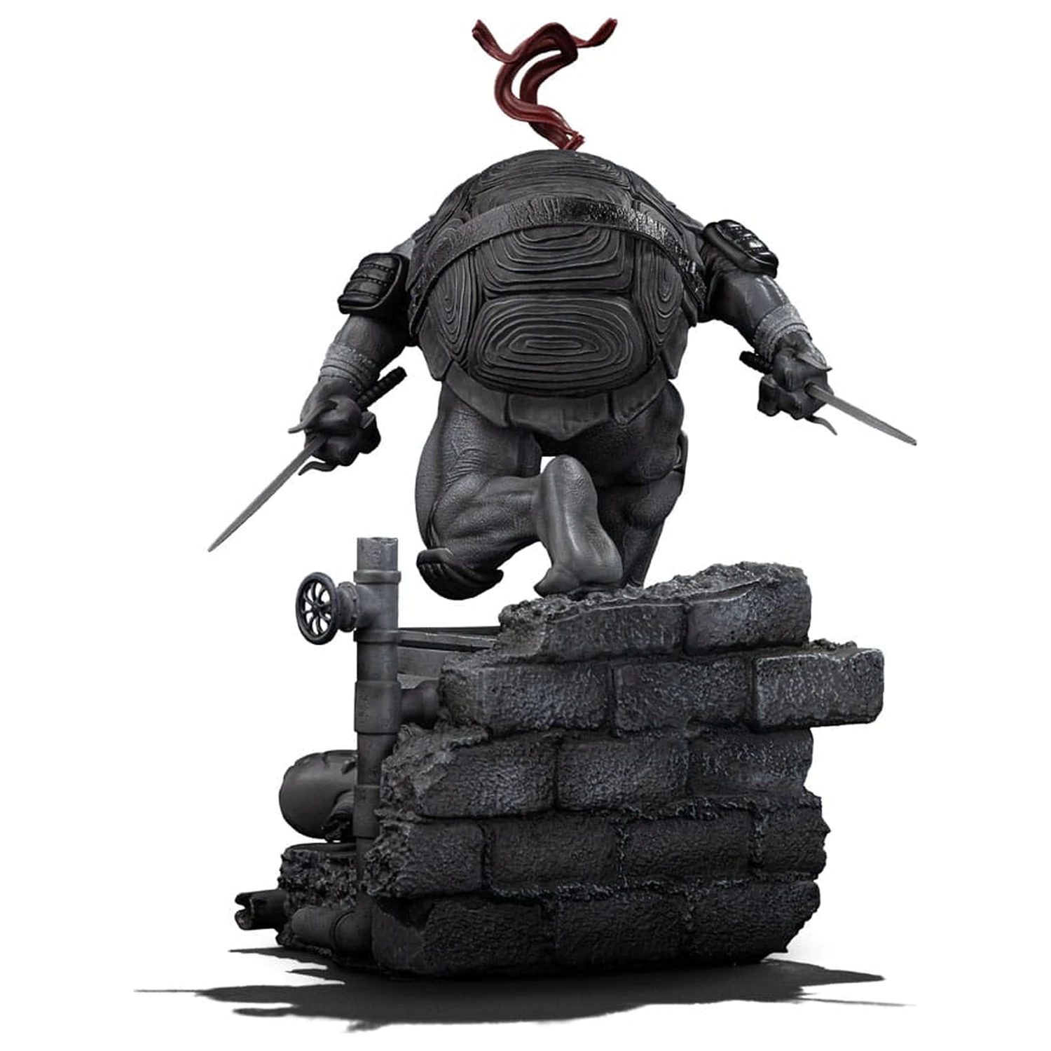 Teenage Mutant Ninja Turtles Art Scale Statue 1/10 Raphael Black and White Variant 26 cm Produktfoto