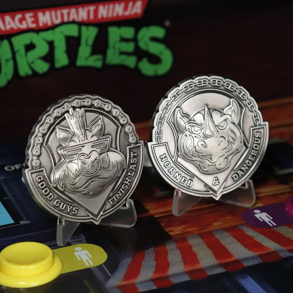 Teenage Mutant Ninja Turtles Medaillen-Set Bad Guys Limited Edition Produktfoto