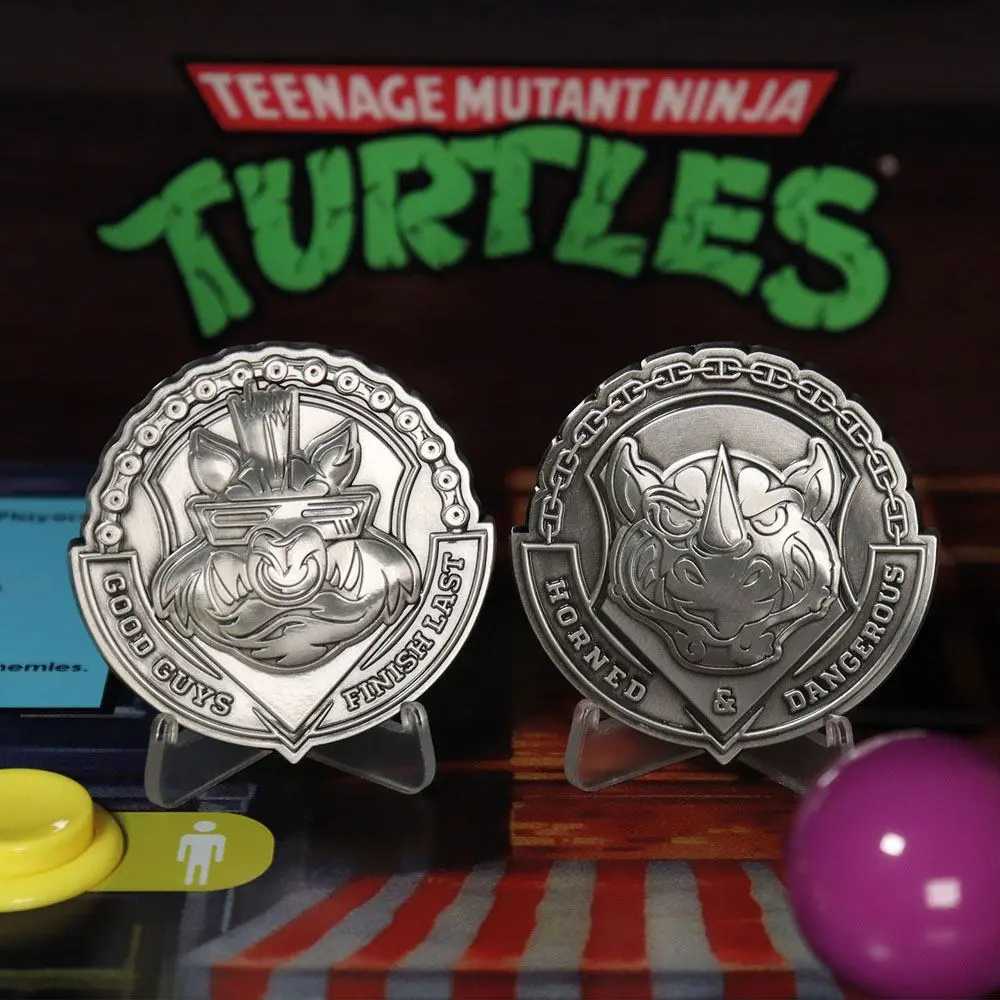 Teenage Mutant Ninja Turtles Medaillen-Set Bad Guys Limited Edition Produktfoto
