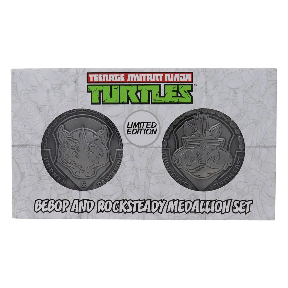 Teenage Mutant Ninja Turtles Medaillen-Set Bad Guys Limited Edition Produktfoto