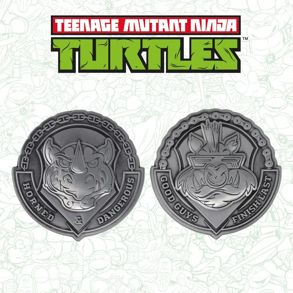 Teenage Mutant Ninja Turtles Medaillen-Set Bad Guys Limited Edition Produktfoto