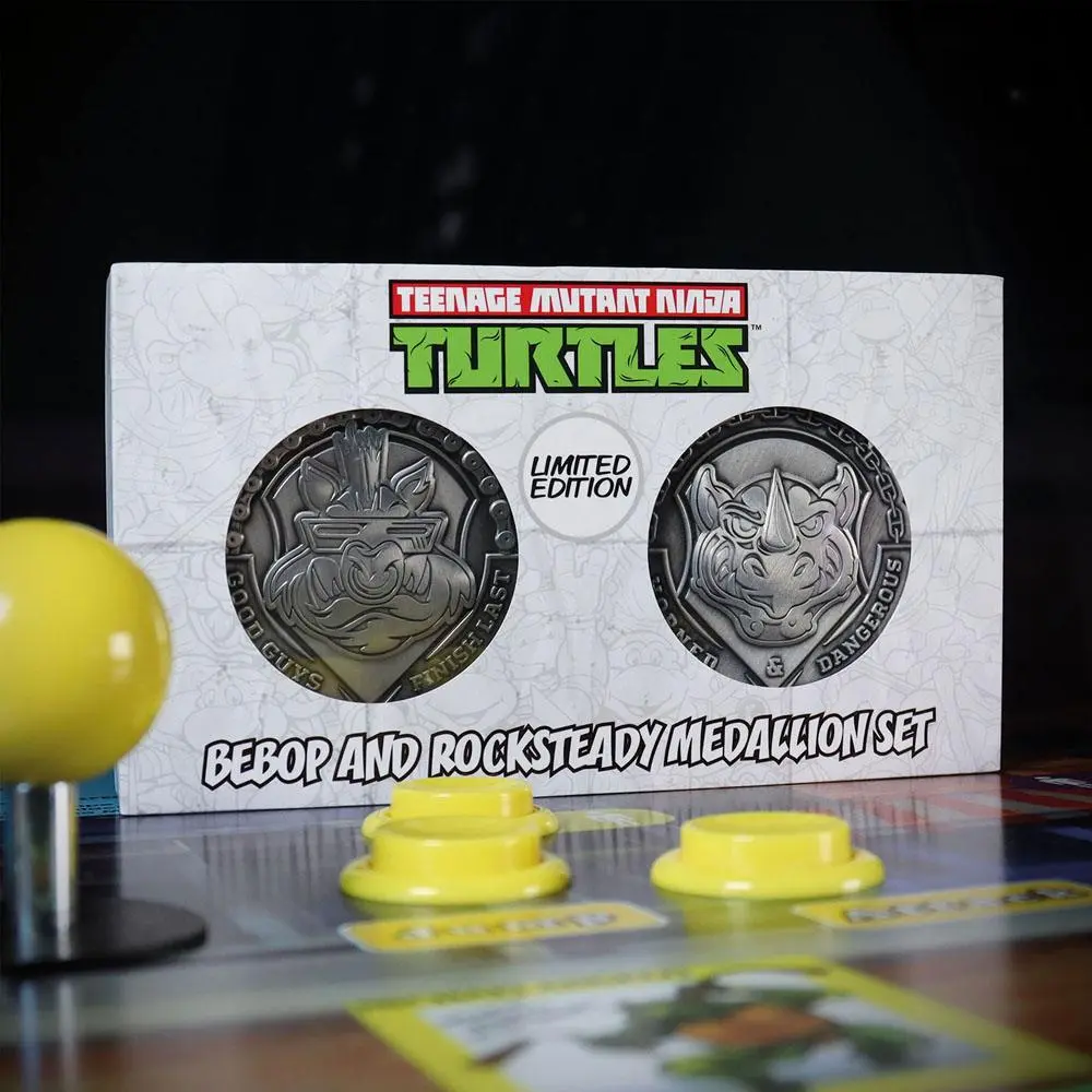 Teenage Mutant Ninja Turtles Medaillen-Set Bad Guys Limited Edition Produktfoto