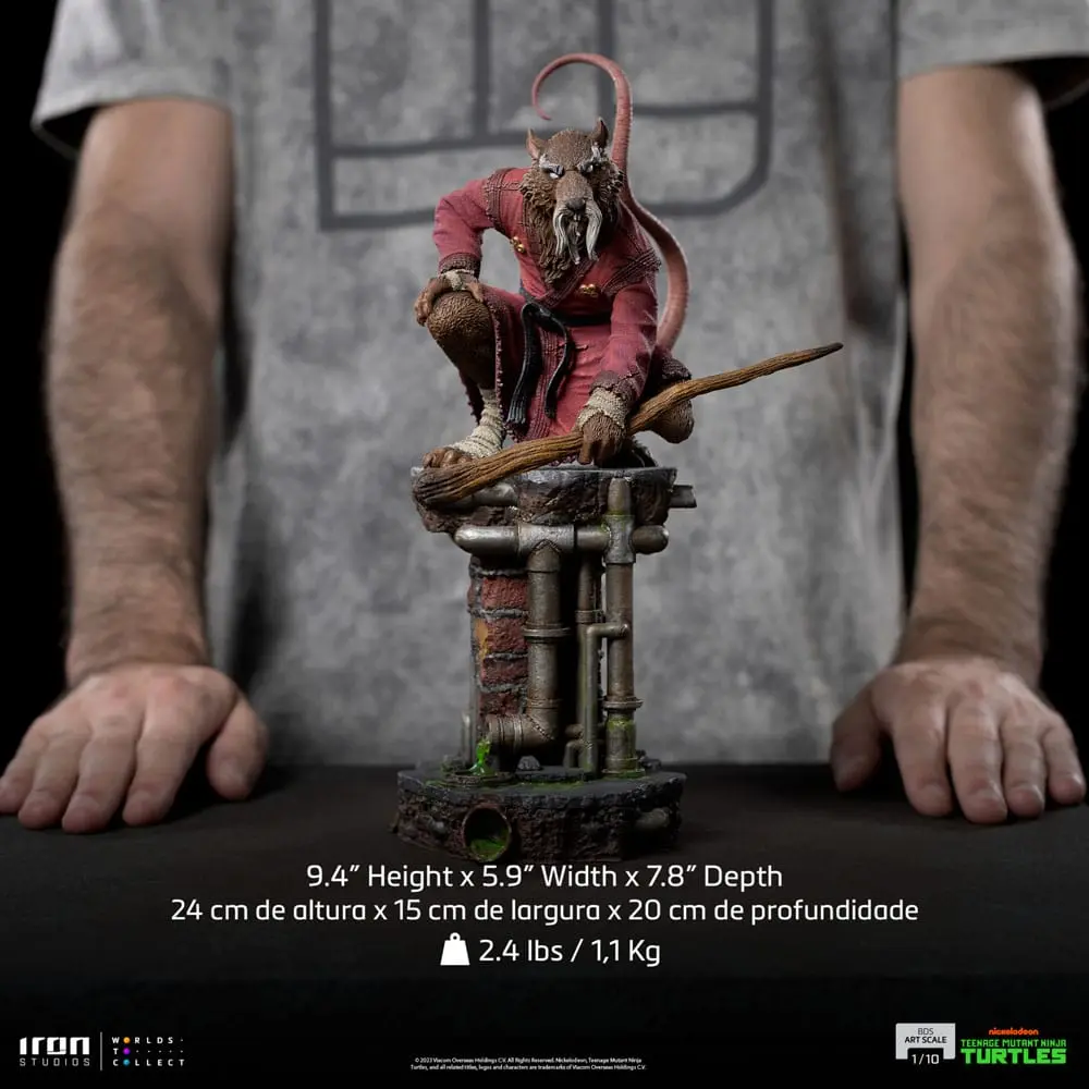Teenage Mutant Ninja Turtles BDS Art Scale Statue 1/10 Master Splinter 24 cm Produktfoto