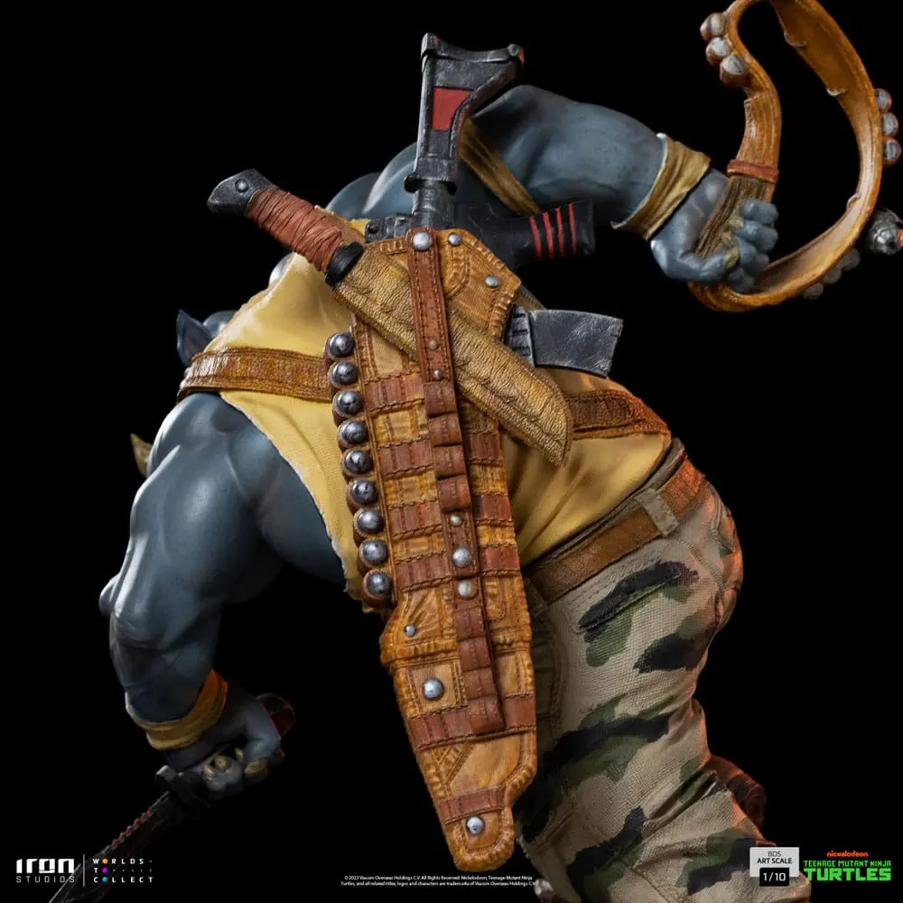 Teenage Mutant Ninja Turtles BDS Art Scale Statue 1/10 Rocksteady 24 cm Produktfoto