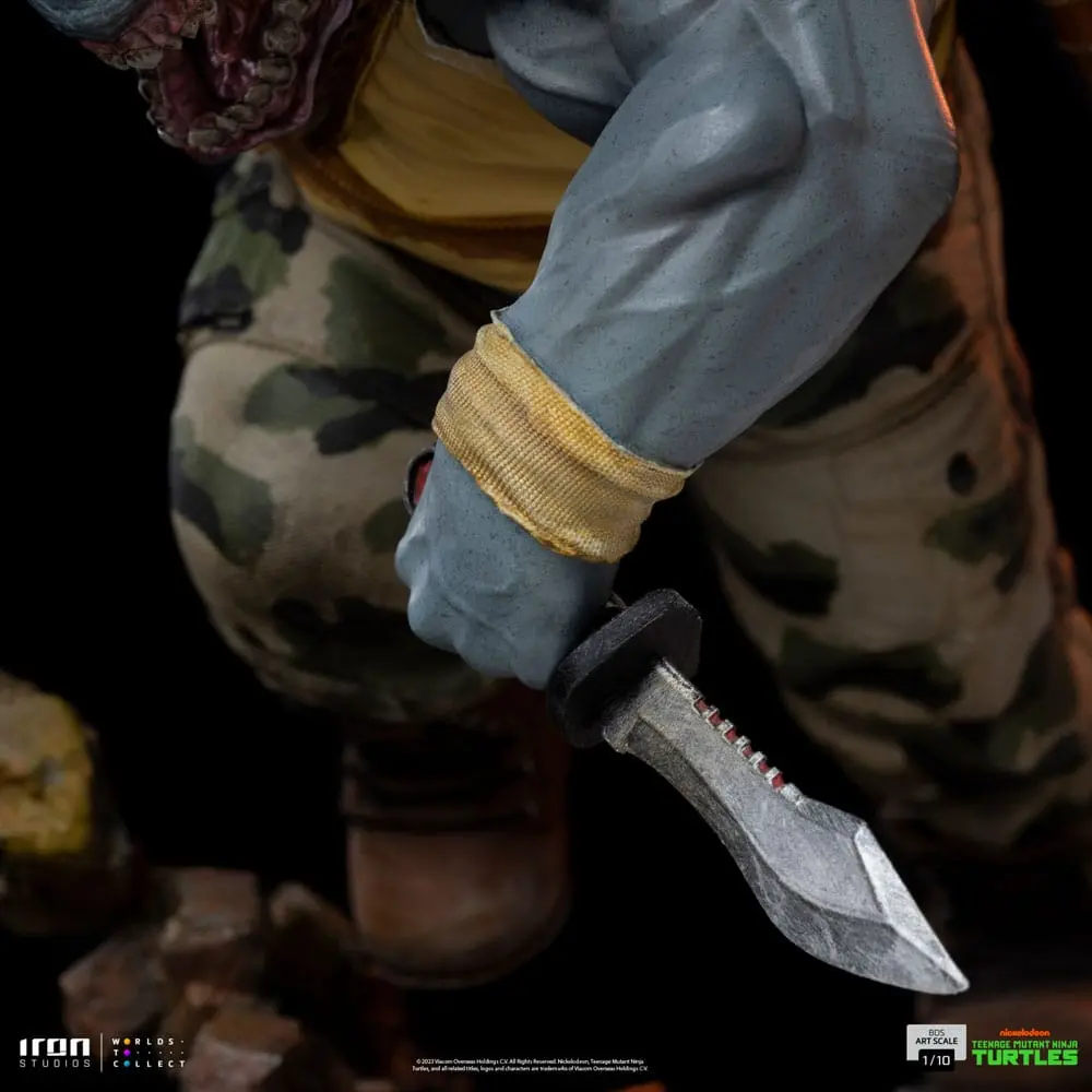 Teenage Mutant Ninja Turtles BDS Art Scale Statue 1/10 Rocksteady 24 cm Produktfoto