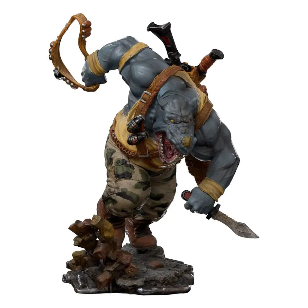 Teenage Mutant Ninja Turtles BDS Art Scale Statue 1/10 Rocksteady 24 cm Produktfoto