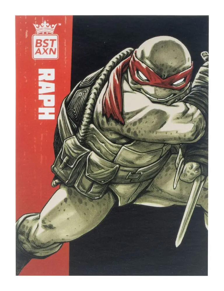 Teenage Mutant Ninja Turtles BST AXN Actionfiguren 4er-Pack Black&White (IDW Comics) 13 cm termékfotó