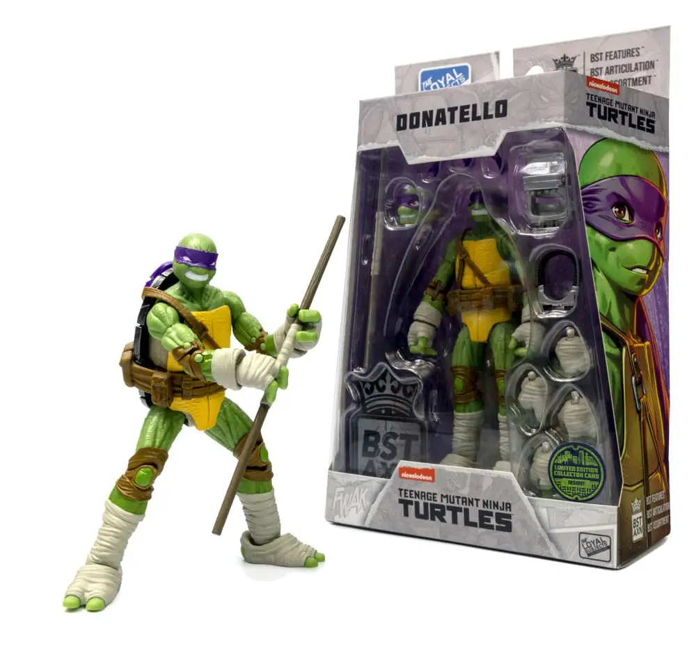 Teenage Mutant Ninja Turtles BST AXN Actionfigur Donatello (IDW Comics) 13 cm Produktfoto