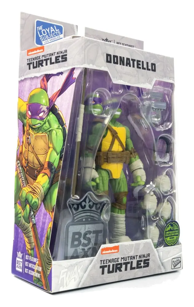 Teenage Mutant Ninja Turtles BST AXN Actionfigur Donatello (IDW Comics) 13 cm Produktfoto