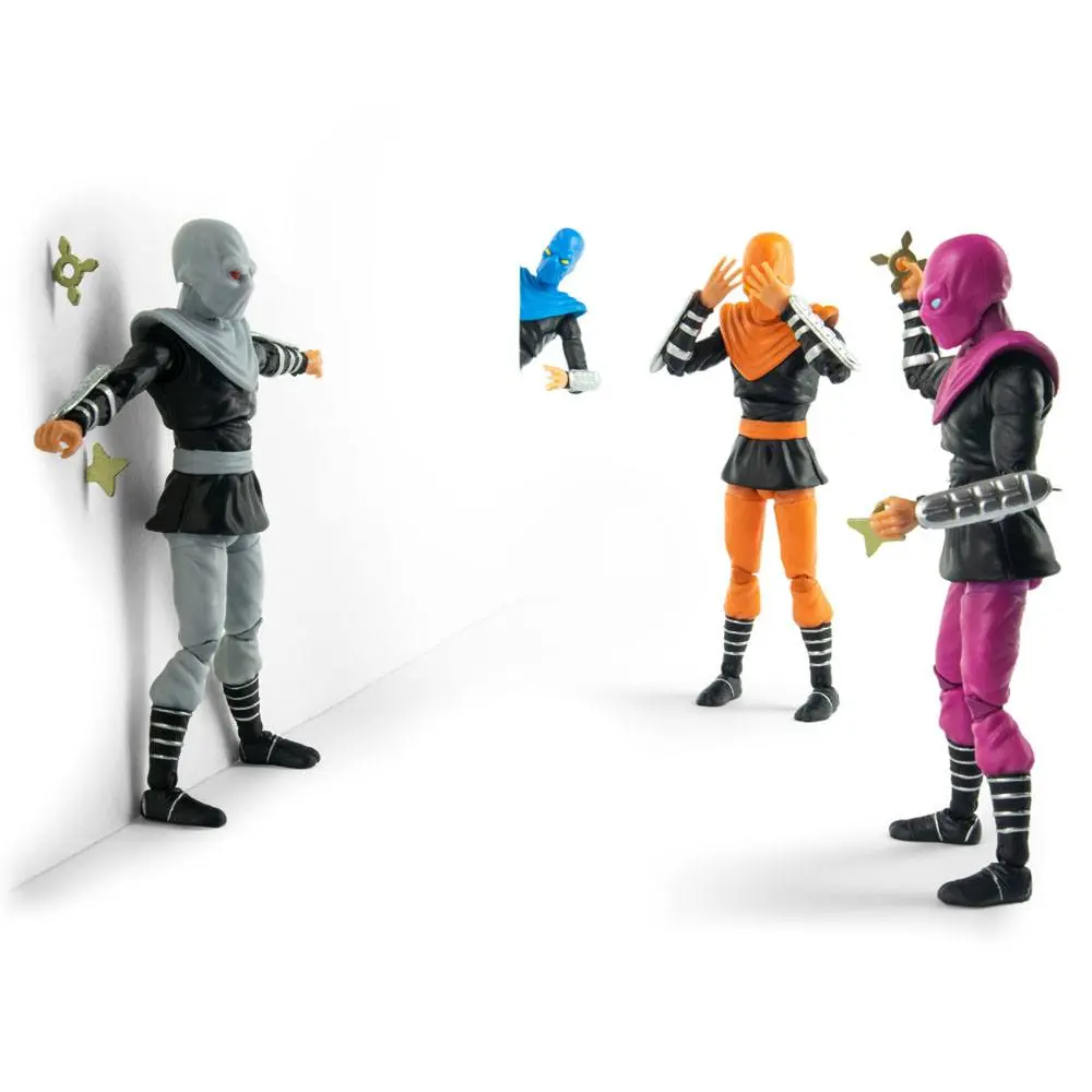 Teenage Mutant Ninja Turtles BST AXN Actionfiguren 4er-Pack Foot Soldiers 13 cm Produktfoto