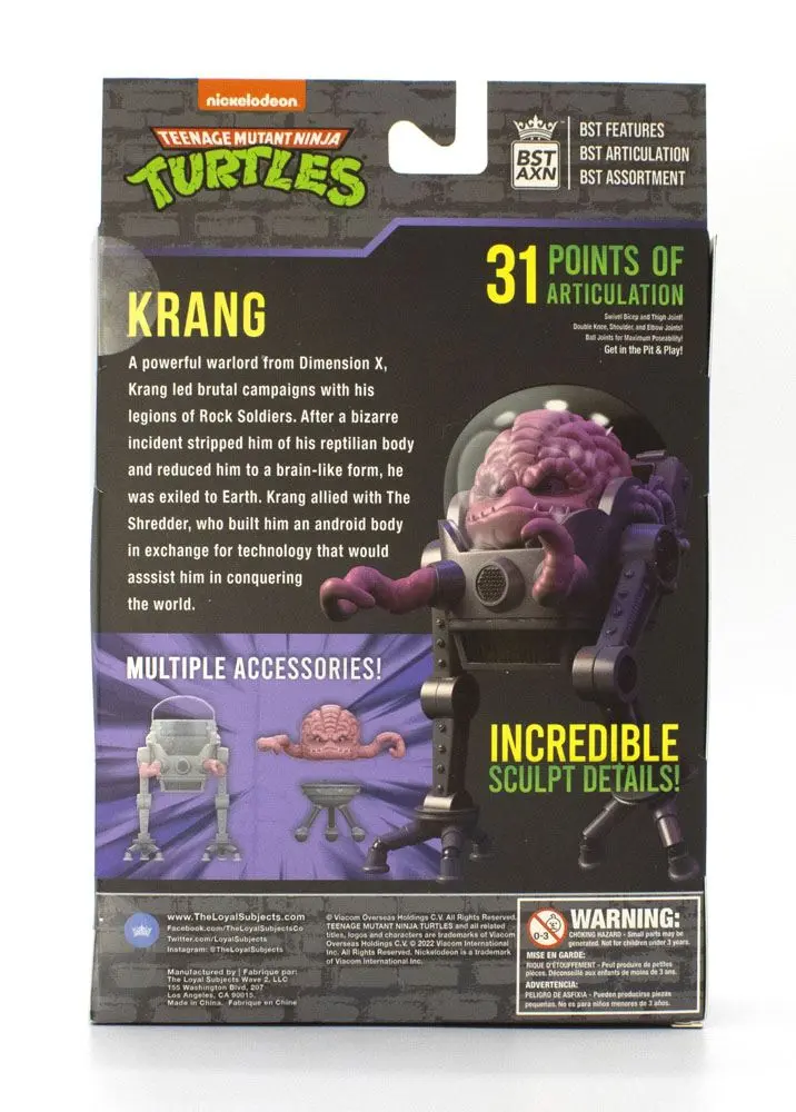 Teenage Mutant Ninja Turtles BST AXN Actionfigur Krang with Bubble Walker 13 cm Produktfoto