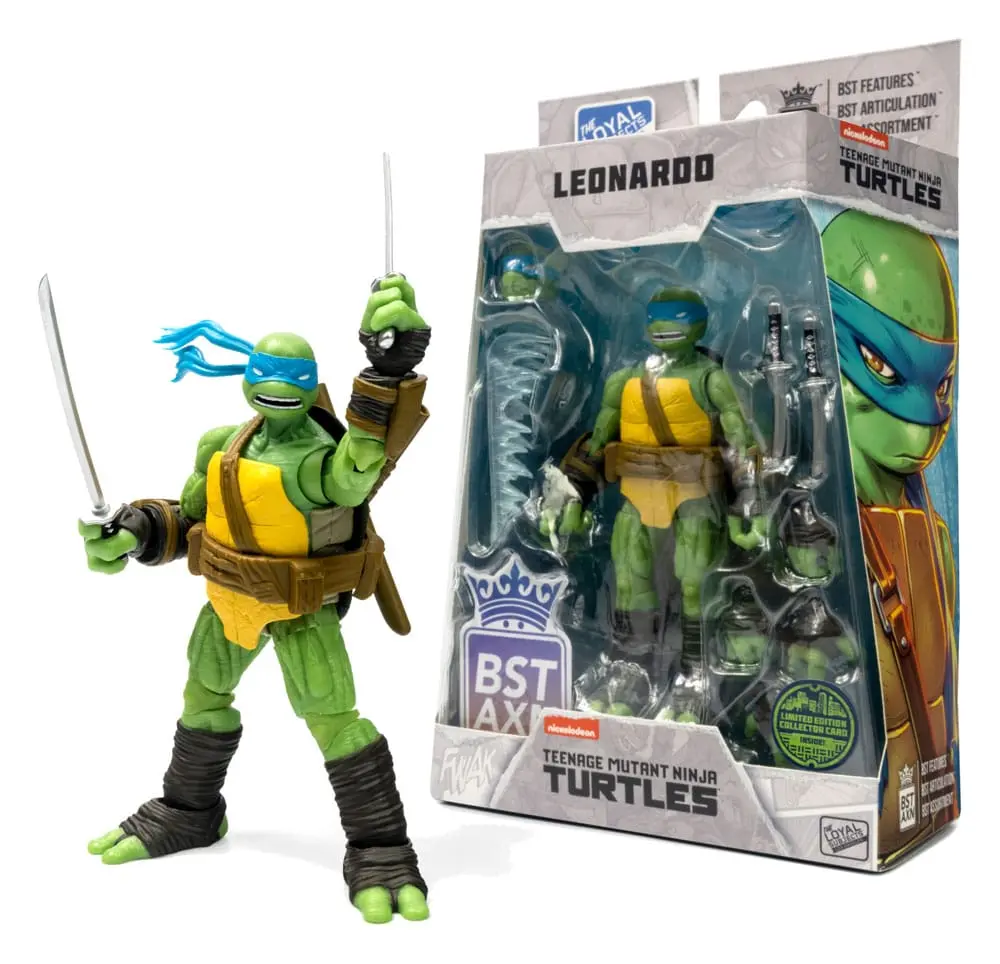 Teenage Mutant Ninja Turtles BST AXN Actionfigur Leonardo (IDW Comics) 13 cm termékfotó