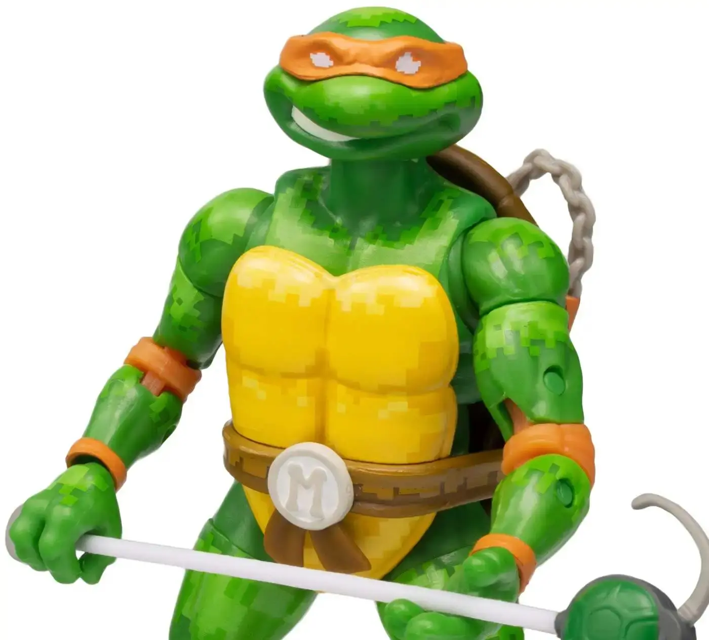 Teenage Mutant Ninja Turtles BST AXN Actionfigur NES 8-Bit Michelangelo Exclusive 13 cm Produktfoto